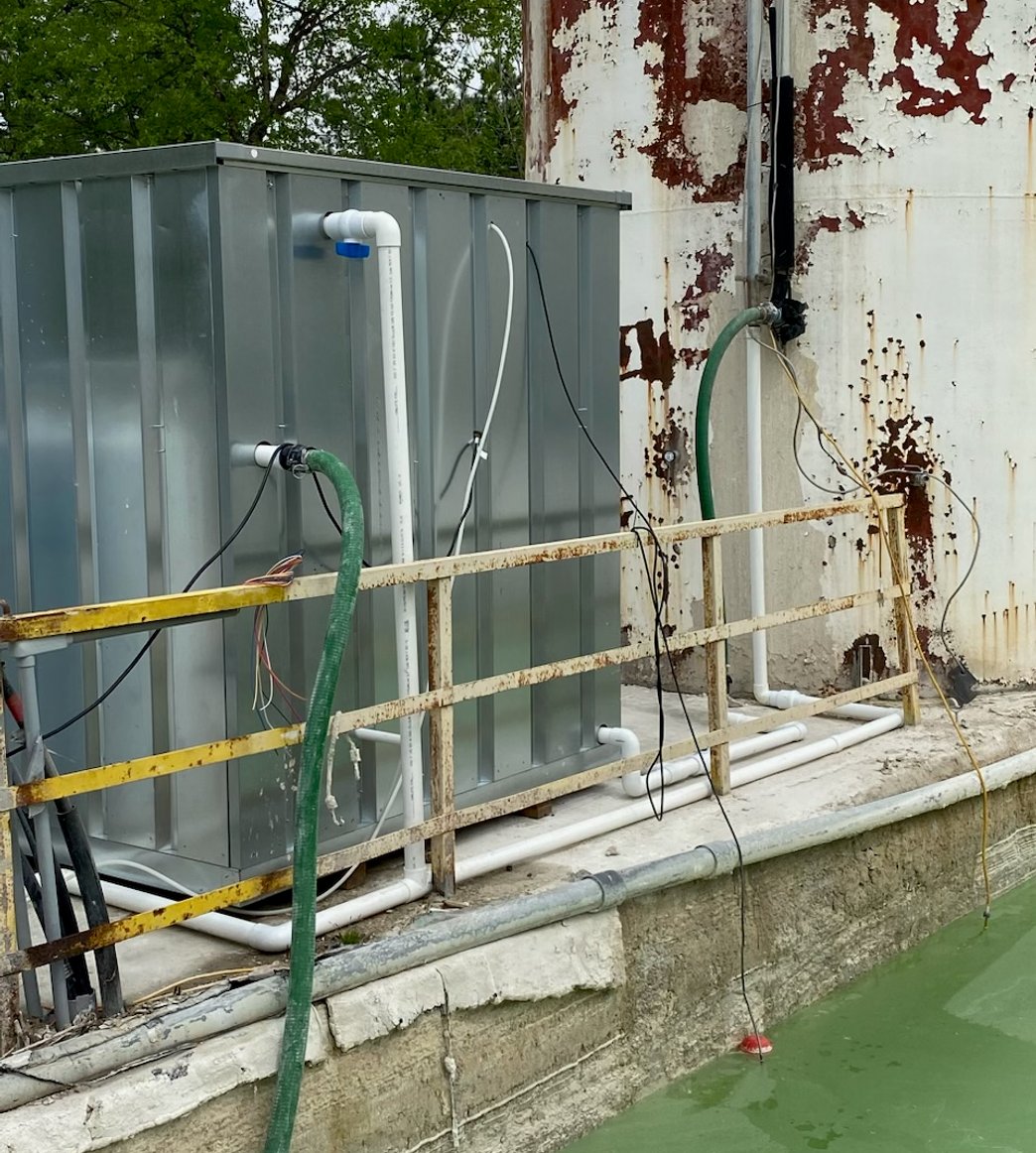 Hydro Innovations water recycling equipment installed at a customer site